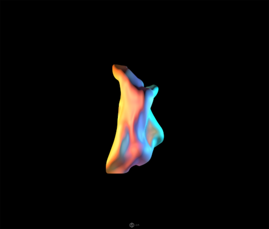 C4D制作立体元素组成的抽象海报教程