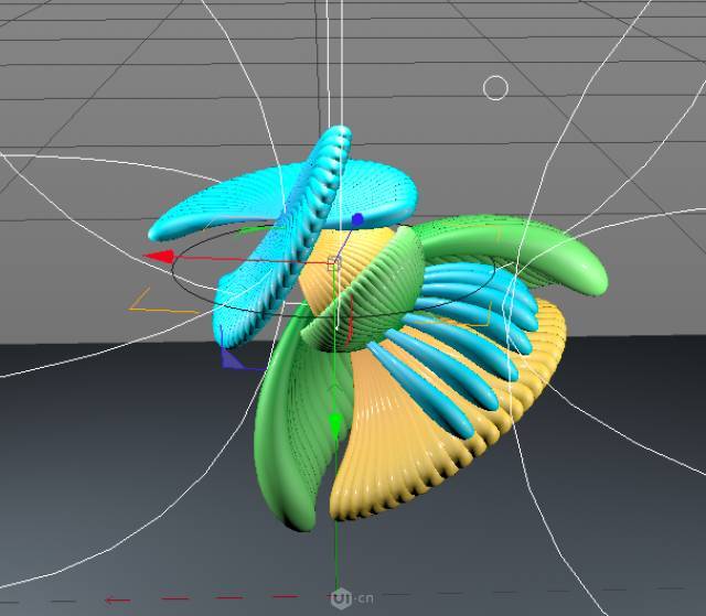 C4D制作立体感十足的冰激凌效果图