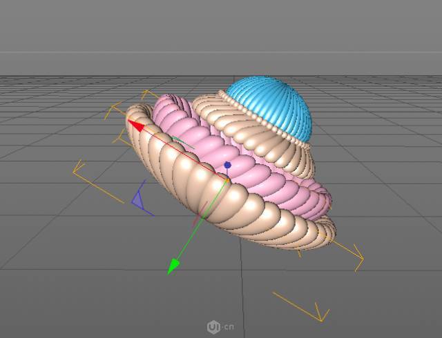 C4D制作立体感十足的冰激凌效果图