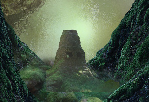 Photoshop合成梦幻森林中的童话世界