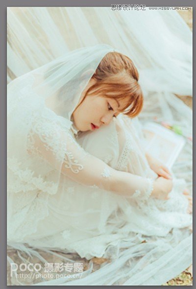 Photoshop调出室内私房照甜美通透效果
