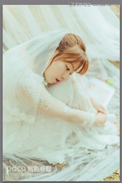 Photoshop调出室内私房照甜美通透效果