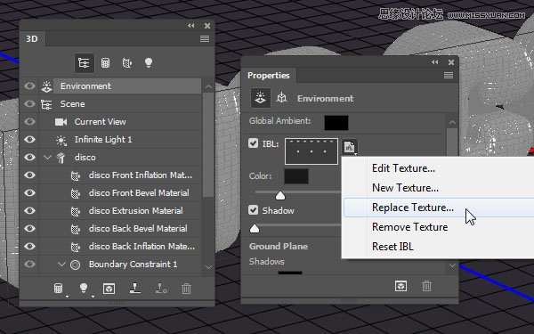 Photoshop巧用3D工具绘制绚丽的立体字