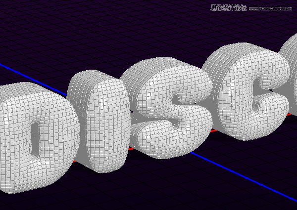 Photoshop巧用3D工具绘制绚丽的立体字