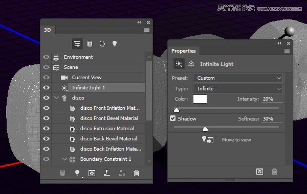 Photoshop巧用3D工具绘制绚丽的立体字