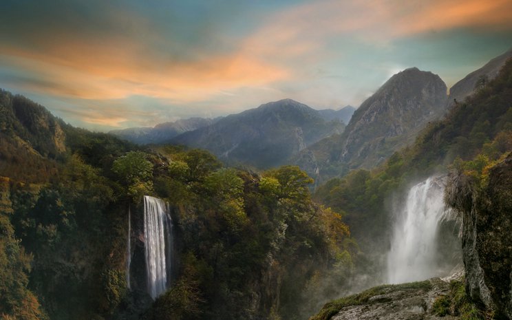 Photoshop合成梦幻的仙境场景效果