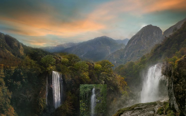 Photoshop合成梦幻的仙境场景效果