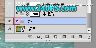 Photoshop创意合成河流中的神奇公路