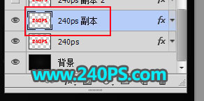 Photoshop制作玻璃反光特效动作艺术字