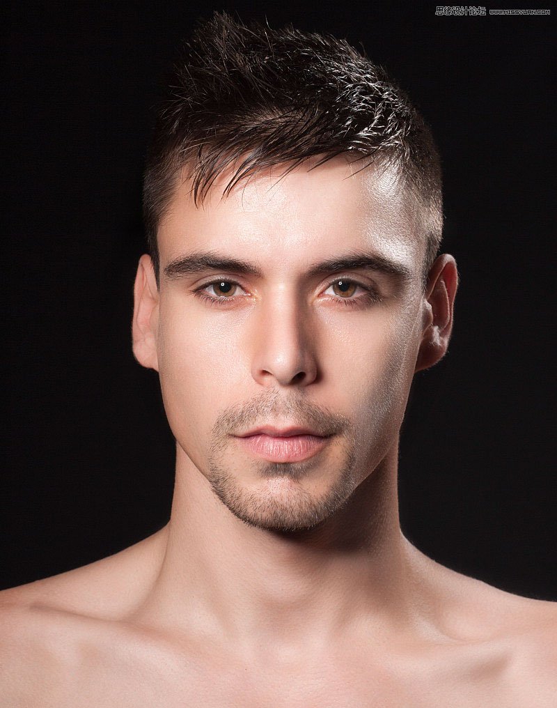 Photoshop详细解析男士肖像后期精致磨皮