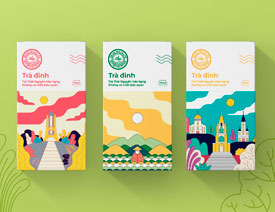 Tra Dinh优秀的茶包装设计欣赏