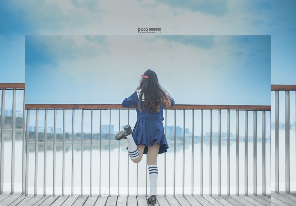 Photoshop调出湖边女孩二次元动漫效果