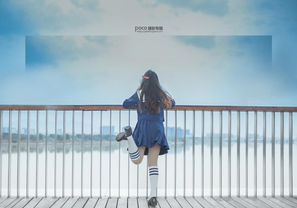 Photoshop调出湖边女孩二次元动漫效果
