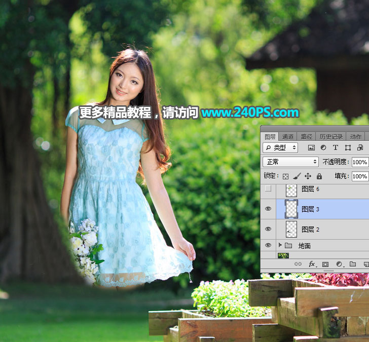 Photoshop快速去掉风景照片中不需要的人物