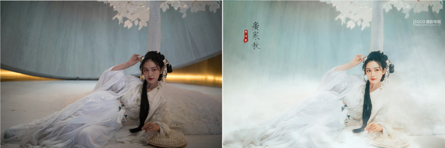 Photoshop把杂乱的废片变成日系淡雅效果