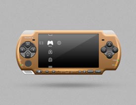Photoshop绘制逼真的索尼PSP拟物图标