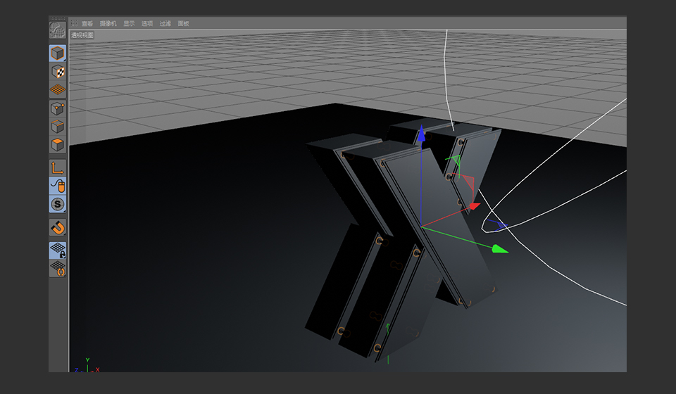 C4D制作挤压特效的3D艺术字教程