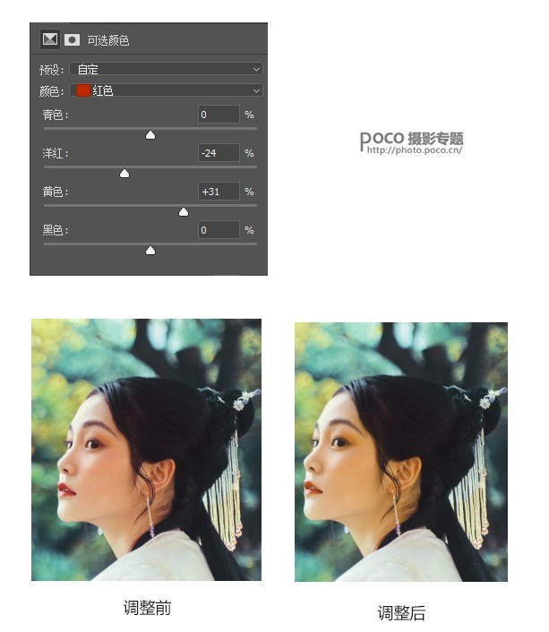photoshop把古风人像转成水彩画效果3