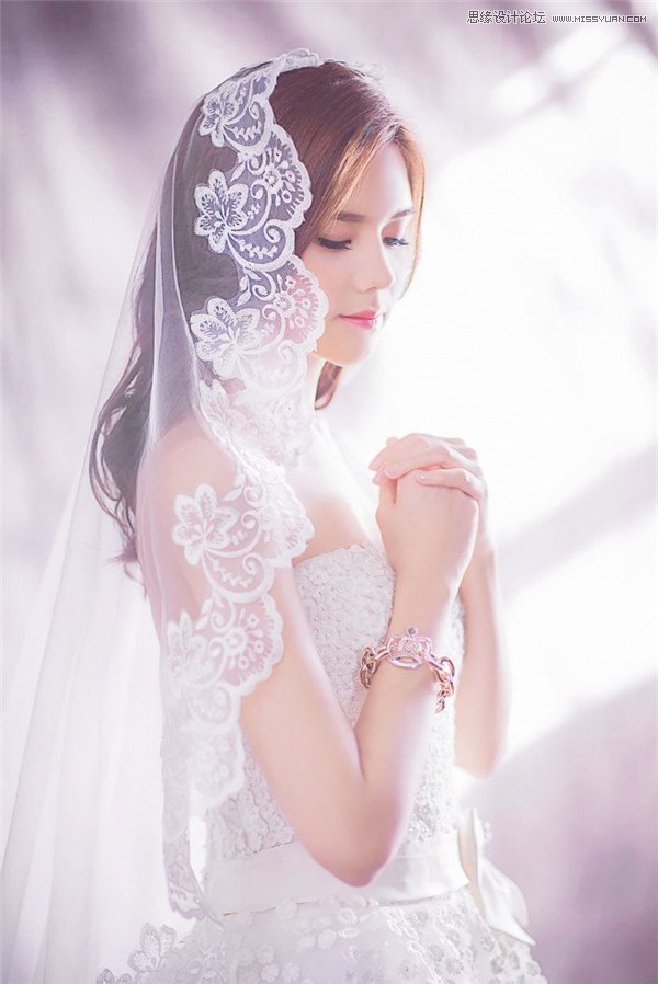 Photoshop调出梦幻唯美风格的少女照片