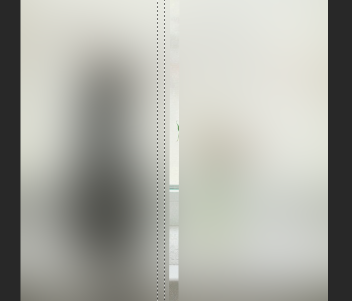 Photoshop制作雨后玻璃水珠流动效果