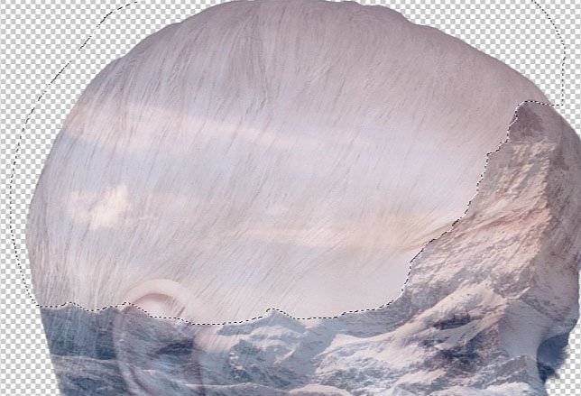 Photoshop制作创意的人像二次曝光效果
