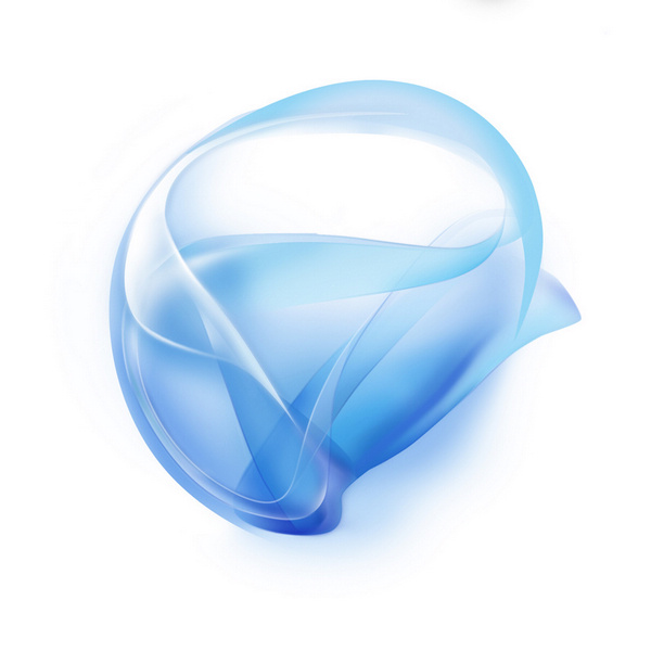 Photoshop绘制微软银光Silverlight标志