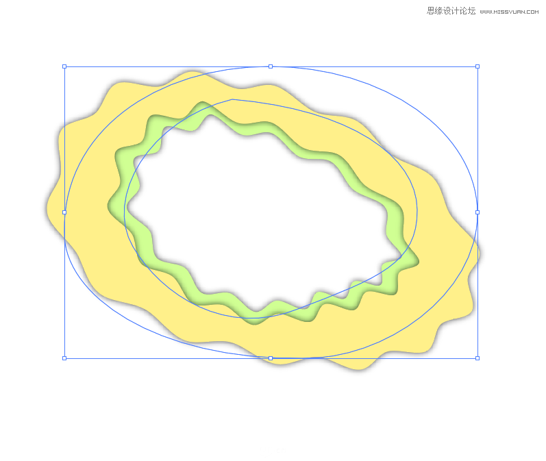 Illustrator制作立体卡通风格相框特效
