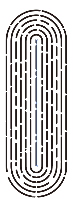 Illustrator绘制时尚的指纹按钮教程