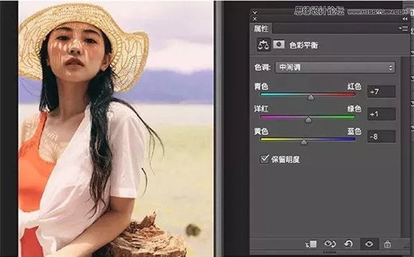日系效果:PS制作复古的日系甜美效果