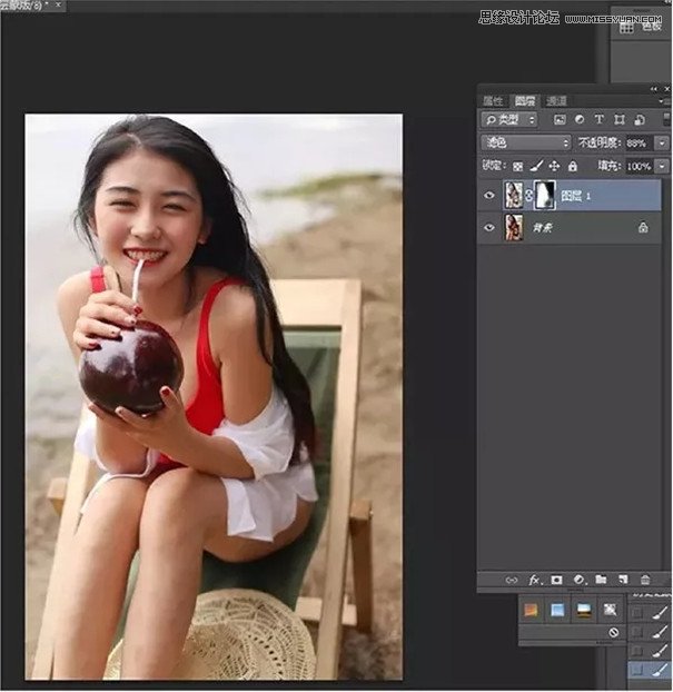日系效果:PS制作复古的日系甜美效果