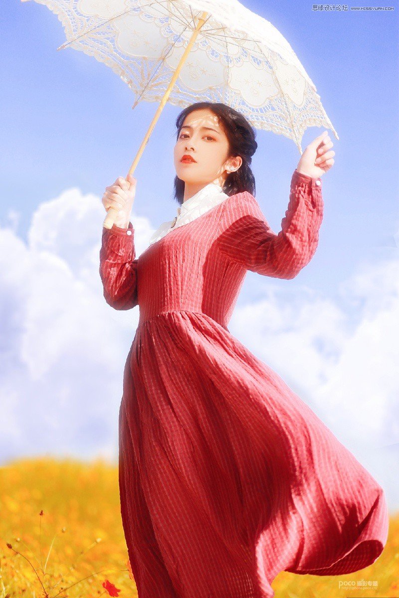 唯美效果:用PS制作梦幻唯美外景人像