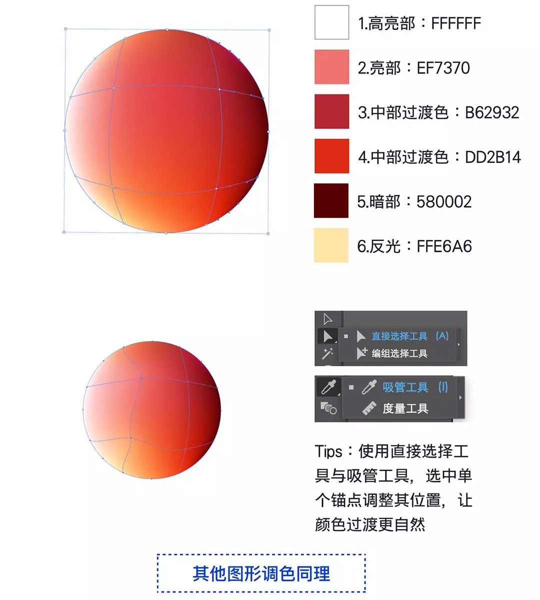 渐变插画:使用AI绘制磨砂风格的插画