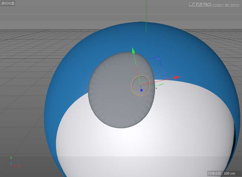 C4D详解机器猫哆啦A梦建模及渲染,PS教程   width="433" height="601" src="http://www.missyuan.net/uploads/allimg/190304/15391QM5-67.png" /></p><p>11.将“大眼睛”复制一份，按【T】键进行等比例缩放，将其重命名为“黑眼珠”。</p><img alt=