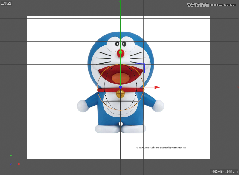 C4D详解机器猫哆啦A梦建模及渲染,PS教程   width="801" height="587" src="http://www.missyuan.net/uploads/allimg/190304/15391S944-4.png" /></p><p>3.新建一个“球体”，按【E】键调整位置，按【T】键调整大小，使其与参考图中头部的位置基本重合。</p><img alt=