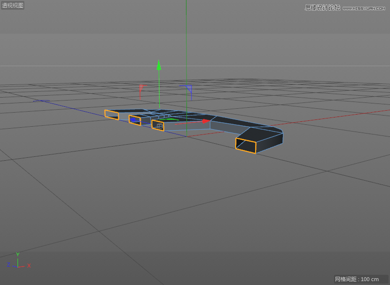 C4D制作逼真的可口可乐易拉罐模型,PS教程 width="801" height="587" src="http://www.missyuan.net/uploads/allimg/190304/155130LS-98.png" /></p><p>16.在线模式下,使用框选工具,选中侧面所有的边,按【T】键向内挤压至0%,同时将X轴位置清零。</p><img alt=