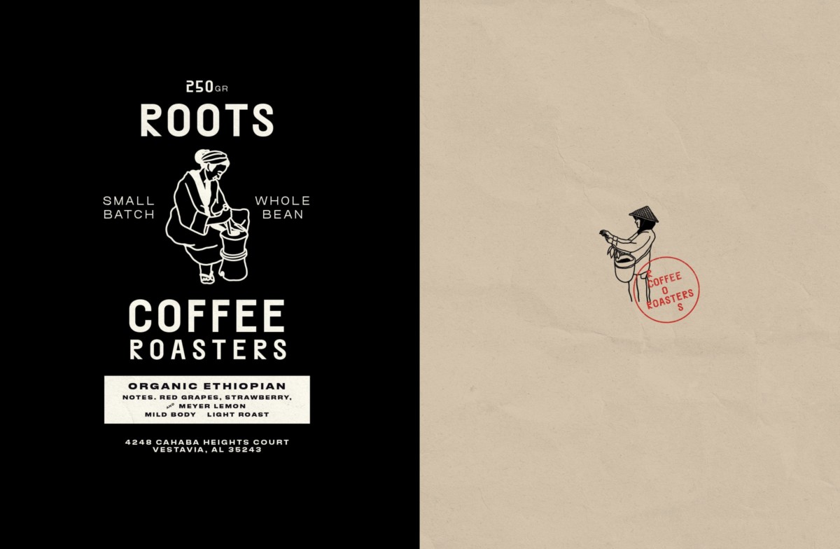 Roots咖啡品牌VI形象设计欣赏