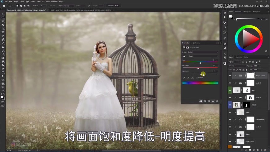 Photoshop´´ÒâºÏ³ÉÉÁÖÖеÄÐÂÄïºÍÄñÁý