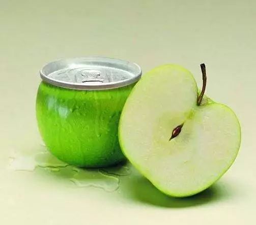 Photoshop创意合成苹果身体的易拉罐