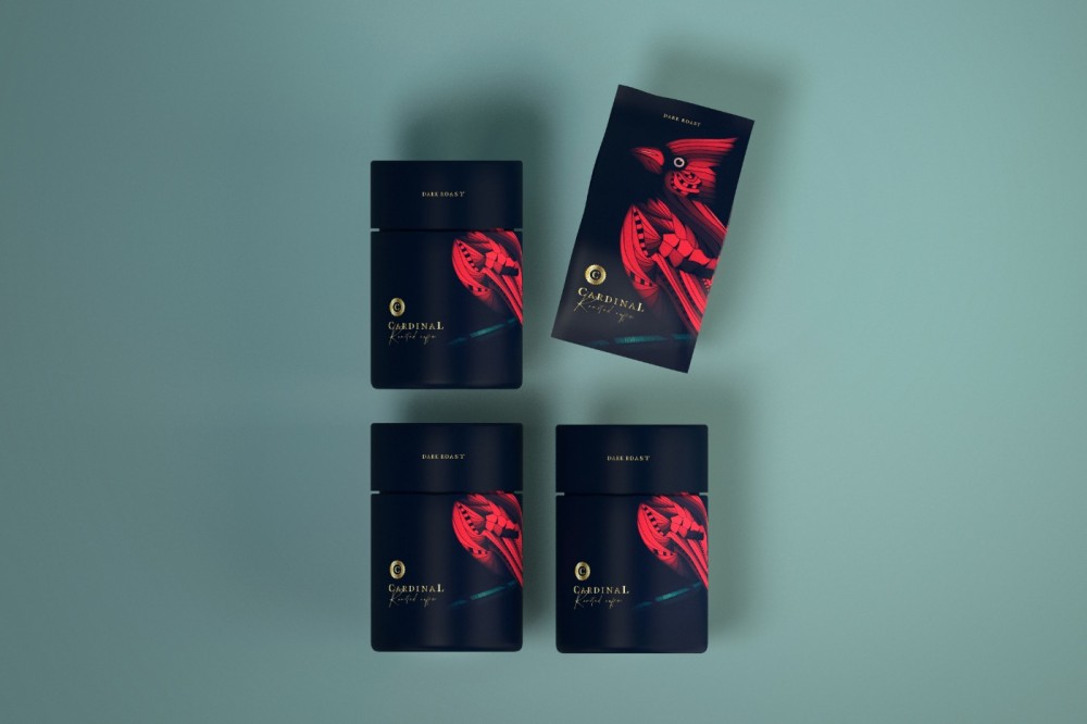 Cardinal咖啡品牌包装设计欣赏
