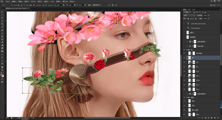 Photoshop´´ÒâºÏ³É´ÓÈËÎïÍ·ÏñÖг¤³öµÄ»¨¶ä