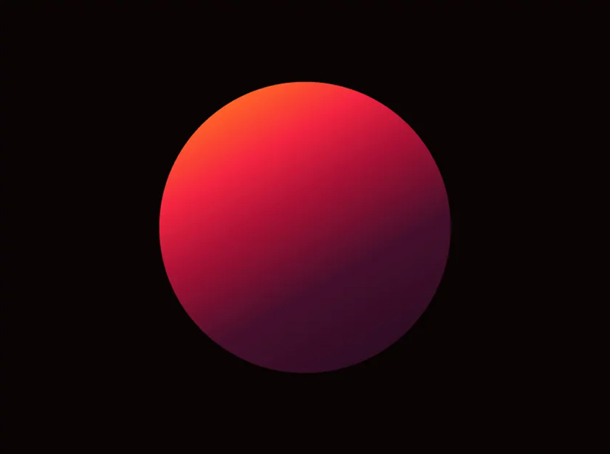 Illustrator绘制复古磨砂风格的星球