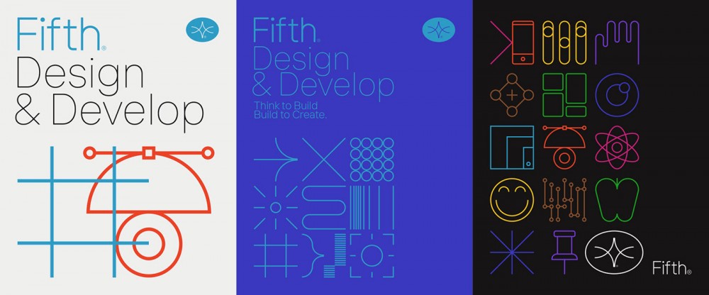 Fifth设计和软件开发公司品牌VI设计